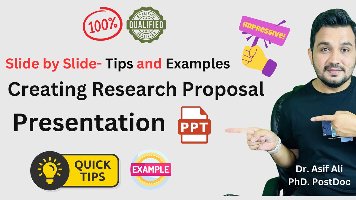 asifmolbio's tweet image. How to make a PowerPoint presentation of a research proposal?
buff.ly/3W7uX8h 
#howtomake #powerpoint #presentation #researchproposal