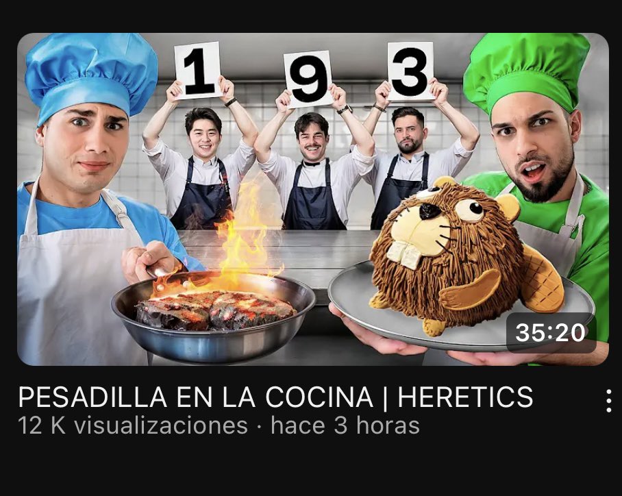 Ayer sacamos mi segundo vídeo con heretics, "pesadilla en la cocina" está preformando bastante guay y los comentarios son increíbles.

Que contento de haber podido aportar la idea, estructura, postproducción y miniaturas, tengo un equipazo.

Dirigir el rodaje fue un caos por la