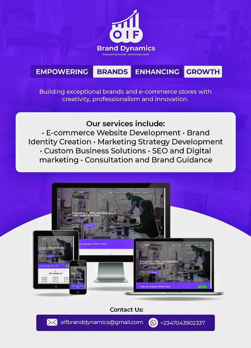 OIF Brand Dynamics | Shopify Web Designer tweet media
