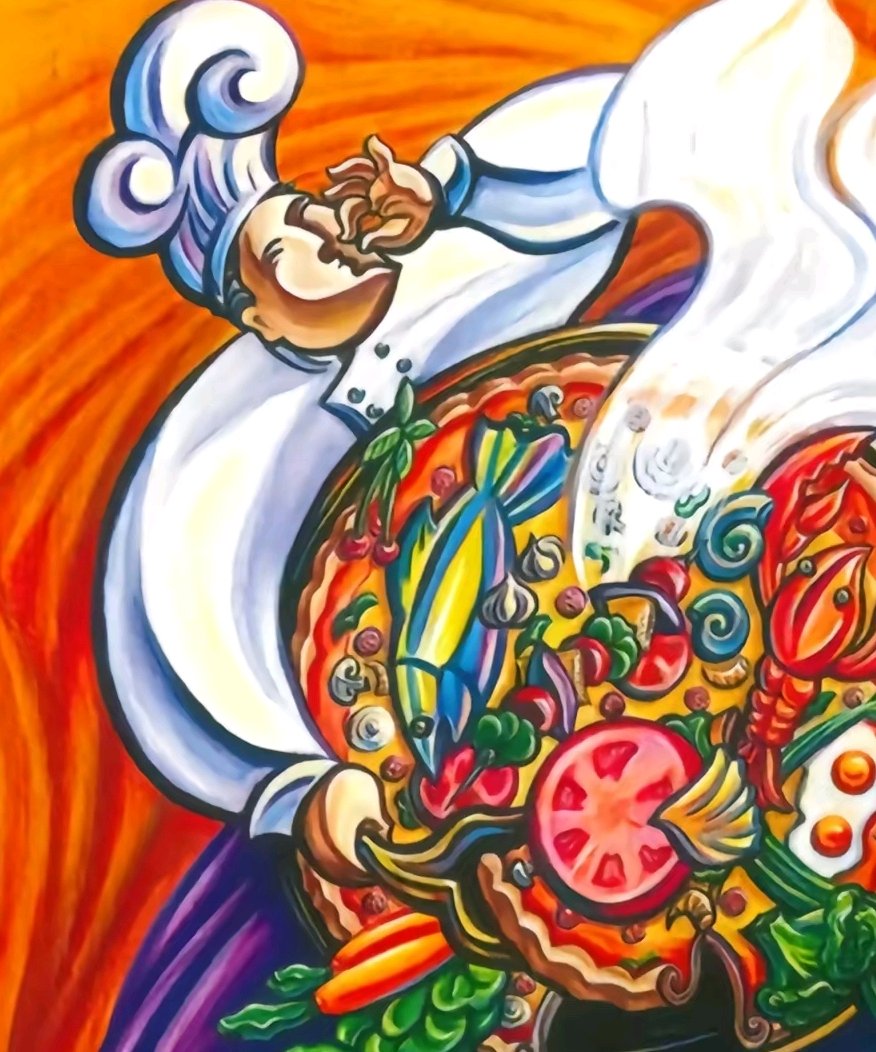 I miss when you would go to a restaurant in 1997 and they would have some shit like this on the wall