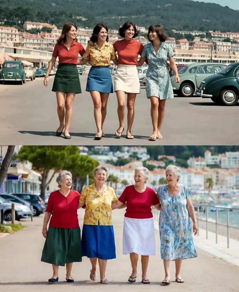 Nos encantan estas fotos. La primera es de 1972.