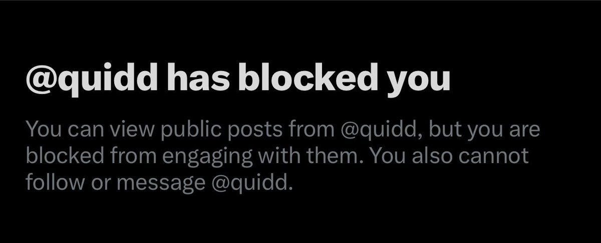 toptom007's tweet photo. Oh so Quidd closing down so sending all our account to the shadow realm, then want you to follow their social media only for them to block you. 

Always knew I was their least favourite user! 

I miss Max, He was by far the best employee! Wonder what he is doing post quidd! https://t.co/t34MLdc8O0