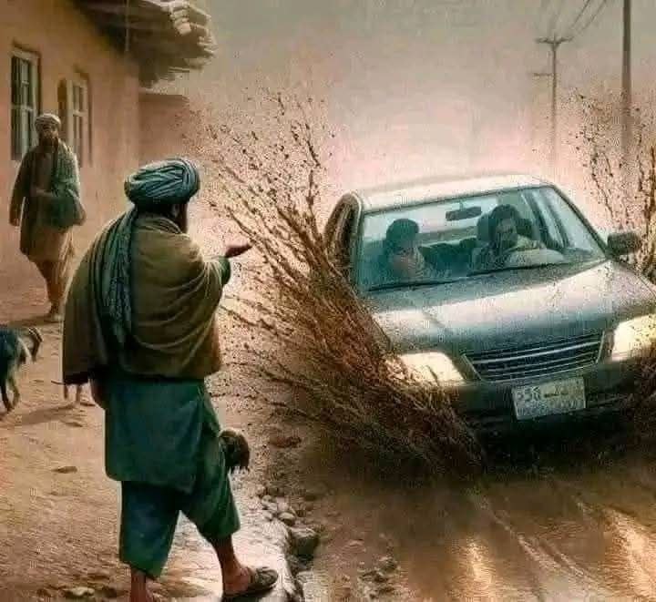 موټروانۍ ادب ډېر مهم دی!
باراني او واورینو شپو ورځو کې 
له پیاده خلکو سره ډېر پام کوئ.