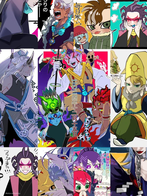 #先月描いた絵を晒そう  

完成してたやつだと44枚かなぁと🥲
今月も激務で描けそうにないですや。 