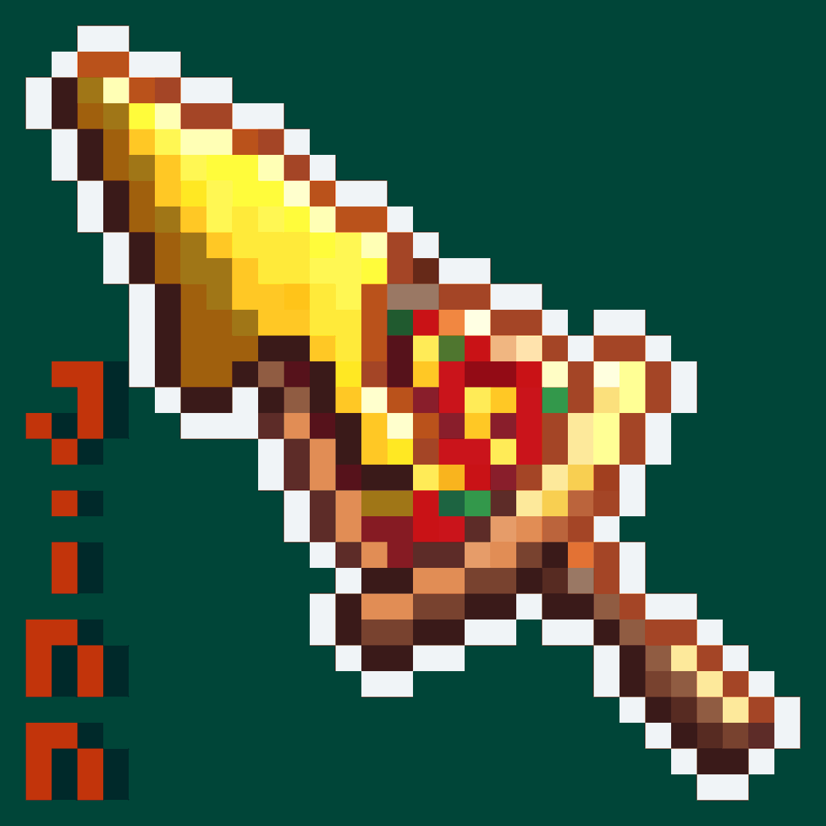 zZJiN7Zz's tweet photo. 🍕🍪🥐🤤
#pixelart #pixel #pixelweapon https://t.co/hWLO9X6QuX
