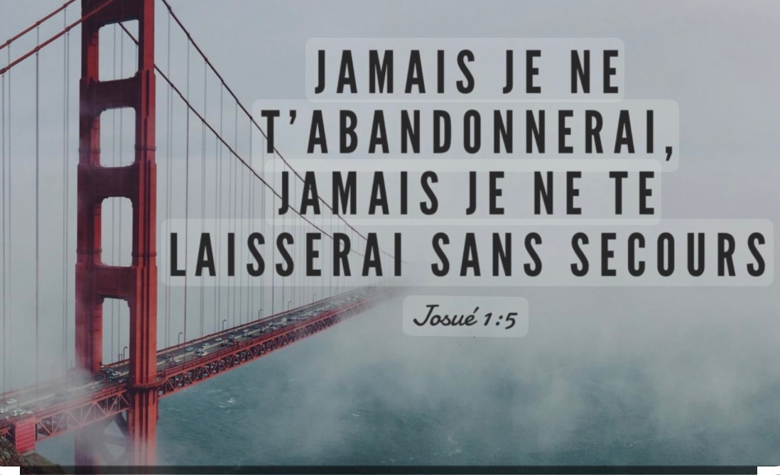 Tant que tu vivras. Je serai avec toi…
Je ne te délaisserais point. 
Ma fidèle et grande.❤️