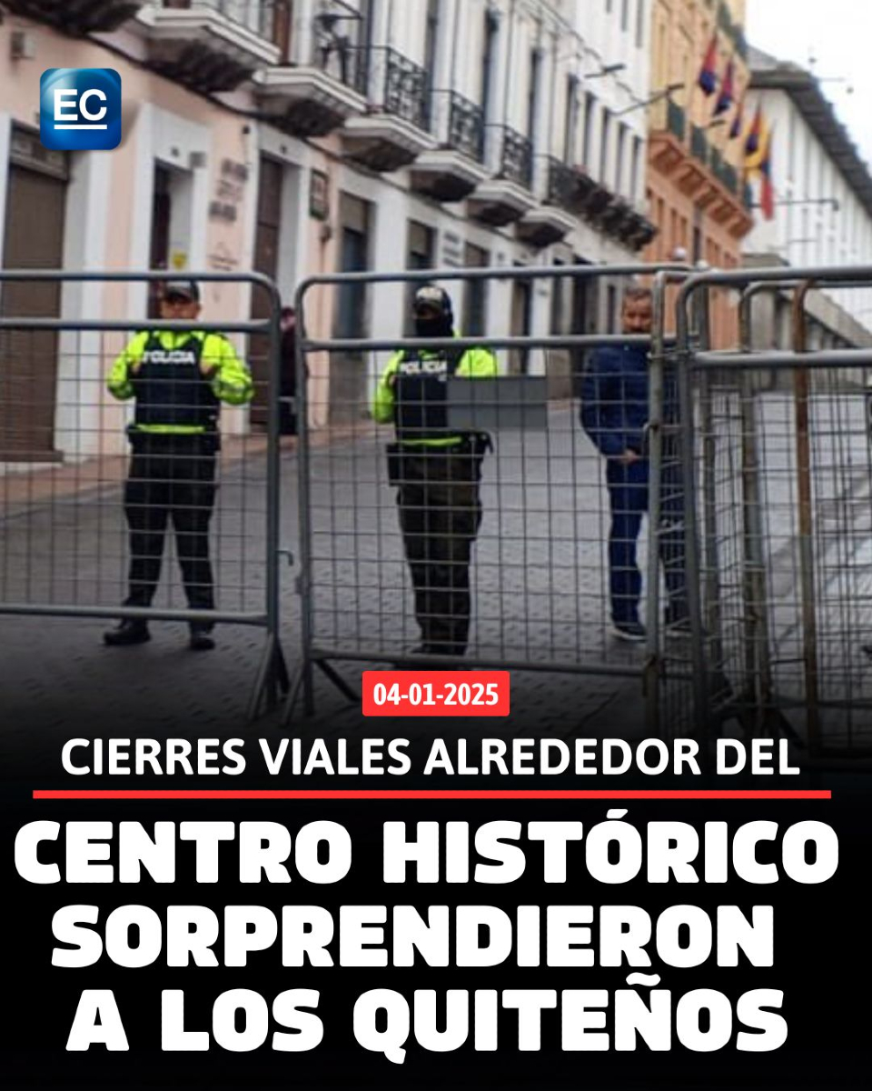 elcomerciocom's tweet photo. Estas son las calles que están cerradas este 4 de enero de 2025👇
https://t.co/D7vTWVjE4T https://t.co/XOayKxSUGc