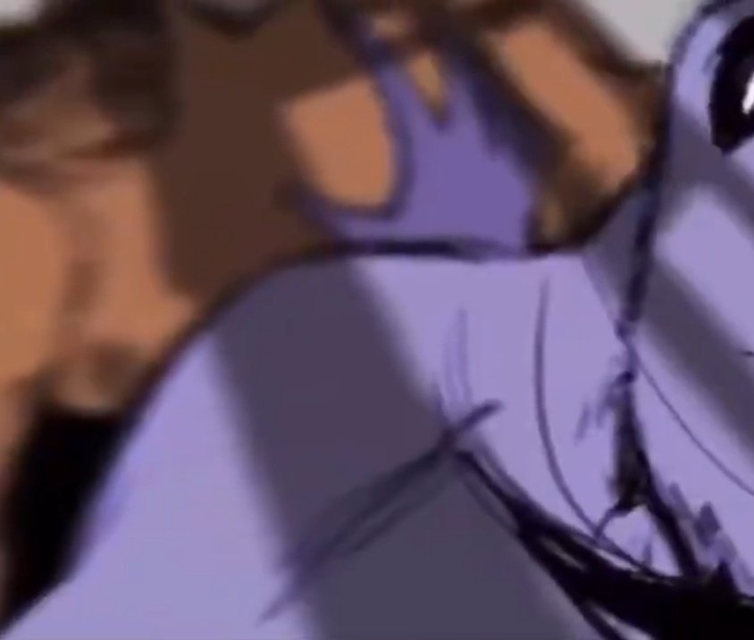 everyone's saying cait is grabbing vi's hair but vi's head isn't even in frame??? that is her chest????