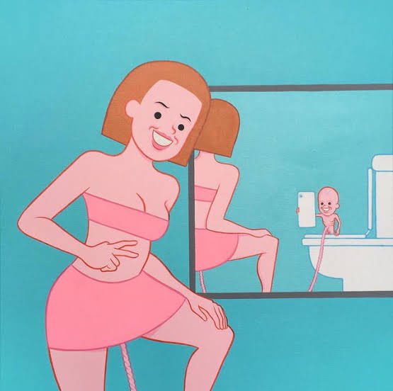 senhorasurda's tweet photo. e não é que o casal influencer acabou fazendo uma representação real de um dos quadrinhos do joan cornella? https://t.co/a3ooXj2cDN