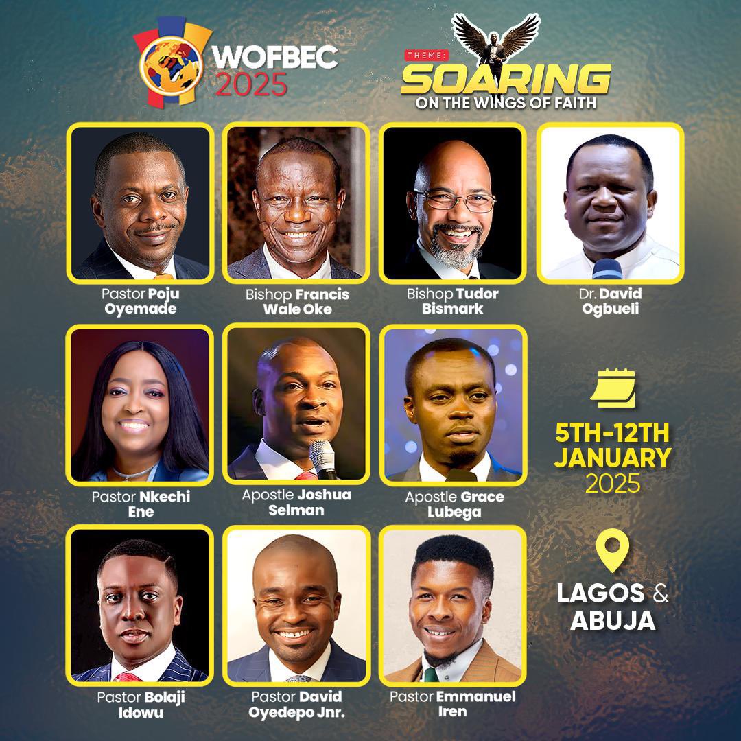 pastorpoju's tweet photo. Up next is WOFBEC! 
@wofbec 2025 starts tomorrow 🥹🥳

5.00pm at The Covenant Place Iganmu(Next to the National Theatre) https://t.co/jQu7Wx01CT