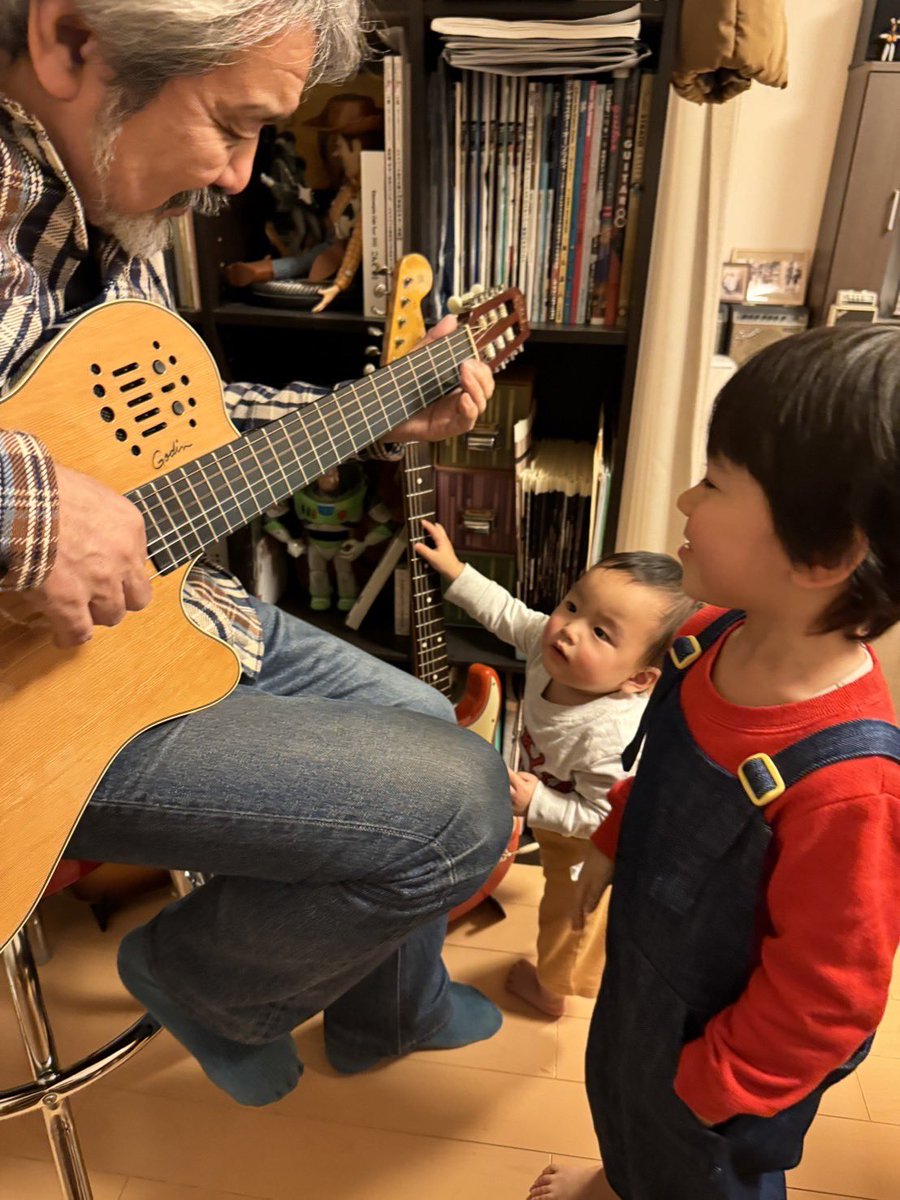 孫2人とセッション(^^)
オジジ新年会です(^^)
