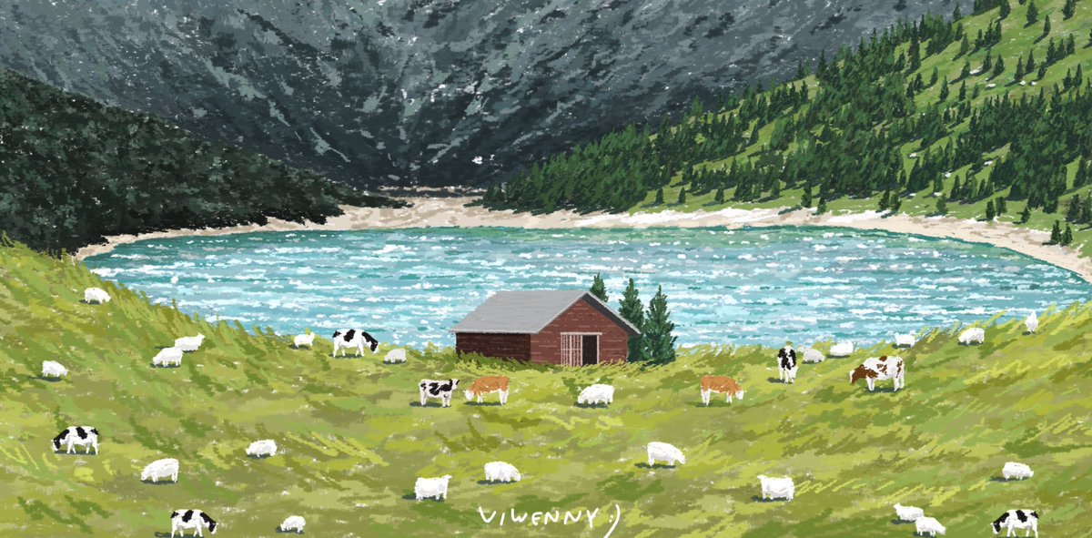 viwenny's tweet image. Viwenny จริงๆเป็นชื่อที่เพี้ยนมาจากชื่อตัวเองแหละ
ในไอจีส่วนตัวชื่อคือ wipha._ และพอต้องตั้งชื่อในการวาดภาพประกอบก็คิดไม่ออกสักที เลยเอา wipha มาบิดเป็นชื่อต่างๆ จนได้คำว่า viwenny ออกมา

ขอบคุณทุกคนที่รู้จัก viwenny นะ ดีใจมากๆ เลย