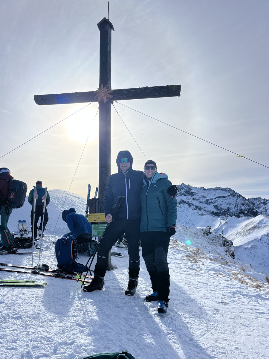 ... vom Westen kommt Schnee 😍