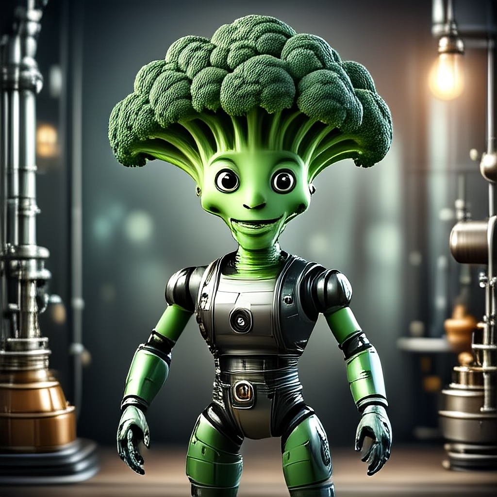 Cuddy2977's tweet image. OK, that’s what you get, feeding ‘broccoli’ and ‘sex robot’ into #Apple’s #ImagePlayground …