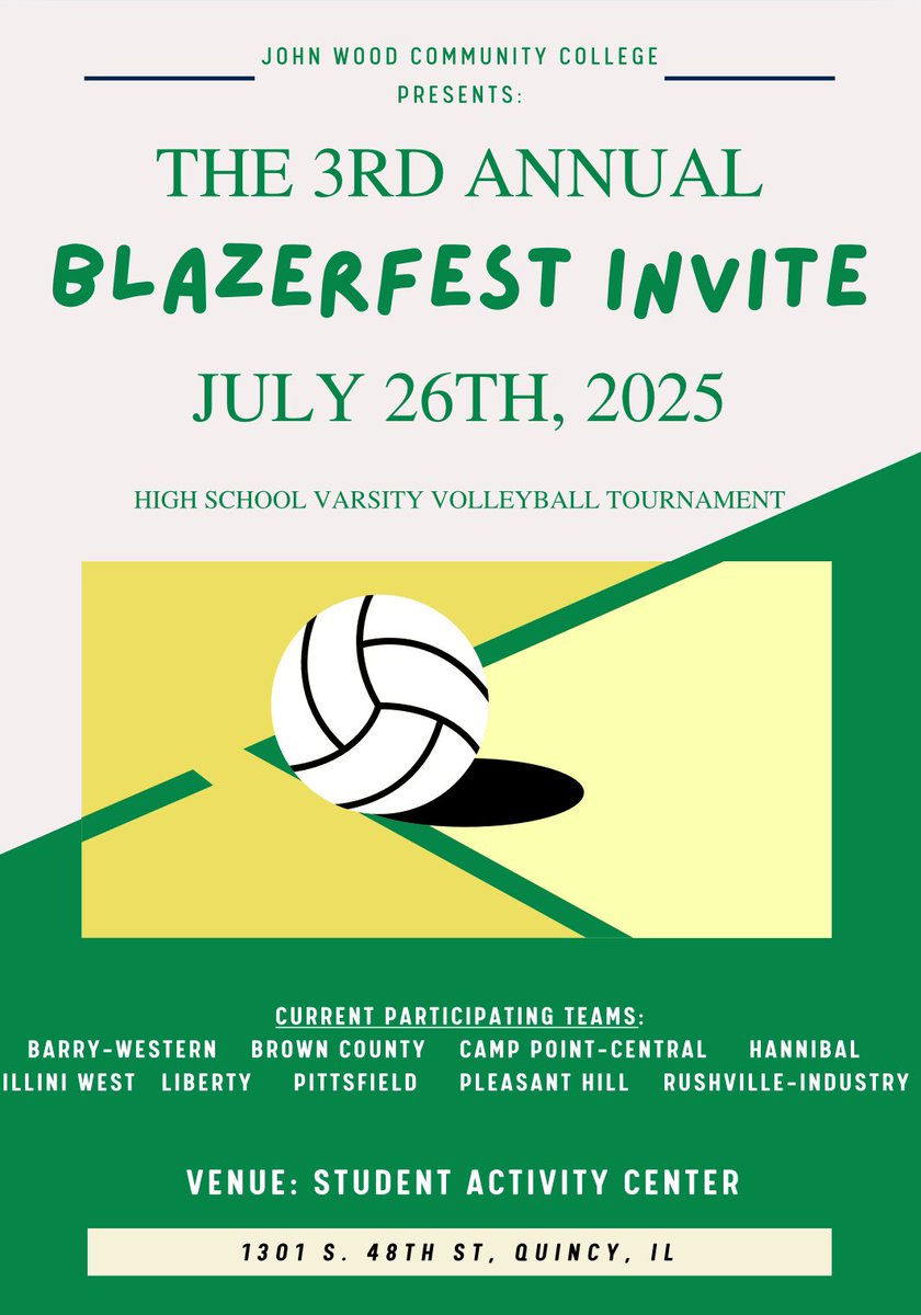 JWCCVB's tweet image. The date is set! Sign up your team for our 3rd annual Blazerfest Invite on Saturday, July 26th! Don’t miss out on the biggest preseason tournament in the area!