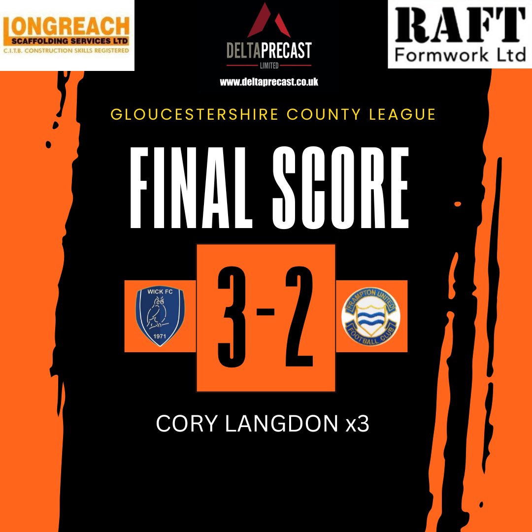 Wick FC (@wickowls) on Twitter photo We asked for a reaction and thats what the boys give us today with a big 3-2 win over <a href="/FramptonFc/">Frampton United FC</a>. Brilliant performance from everyone involved. After a stewards enquiry the first goal has now gone to Cory Langdon so itโs yet another hat trick for him.
#SaturdayNight #Owls We asked for a reaction and thats what the boys give us today with a big 3-2 win over <a href="/FramptonFc/">Frampton United FC</a>. Brilliant performance from everyone involved. After a stewards enquiry the first goal has now gone to Cory Langdon so itโs yet another hat trick for him.
#SaturdayNight #Owls