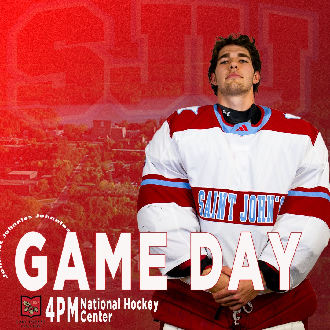 It’s game day Johnnies fans. Johnnies take on the Lake Forest Foresters at 4PM at the National Hockey Center.