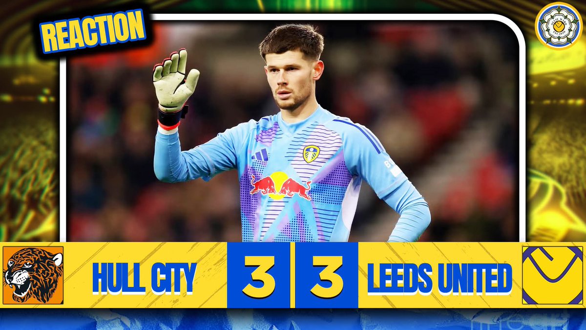DISGRACE! LEEDS UNITED MISTAKES WILL COST US PROMOTION!🤬 - Hull City 3-3 Leeds United Match Reaction!

WATCH HERE: youtu.be/lZmC6rV9Ipc?si…

All likes and retweets are highly appreciated!💛💙

#LUFC #LeedsUnited #Leeds #Meslier