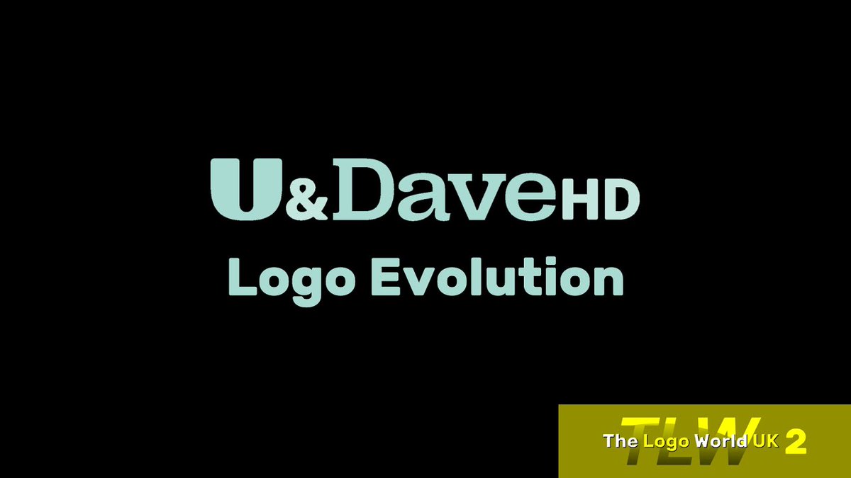 TheLogoWorldUK2's tweet photo. U&amp;Dave HD Logo Evolution premieres tonight at 7:00pm on The Logo World UK 2. https://t.co/Gr22y7ALMd