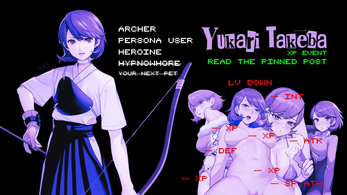 HealerYukari's tweet image. ꧁𓊈𒆜 𝙄 𝙢𝙪𝙨𝙩 𝙨𝙩𝙖𝙮 𝙛𝙤𝙘𝙪𝙨𝙚𝙙... 𝙁𝙤𝙧 𝙩𝙝𝙚𝙢!𒆜𓊉꧂
𝙔𝙪𝙠𝙖𝙧𝙞 𝙏𝙖𝙠𝙚𝙗𝙖 - 𝘼𝙧𝙘𝙝𝙚𝙧
𝙈𝙚𝙢𝙗𝙚𝙧 𝙤𝙛 𝙎𝙀𝙀𝙎

𝚇𝙿 𝙴𝚅𝙴𝙽𝚃
♡ + ↺
#LewdRP | #OpenRP