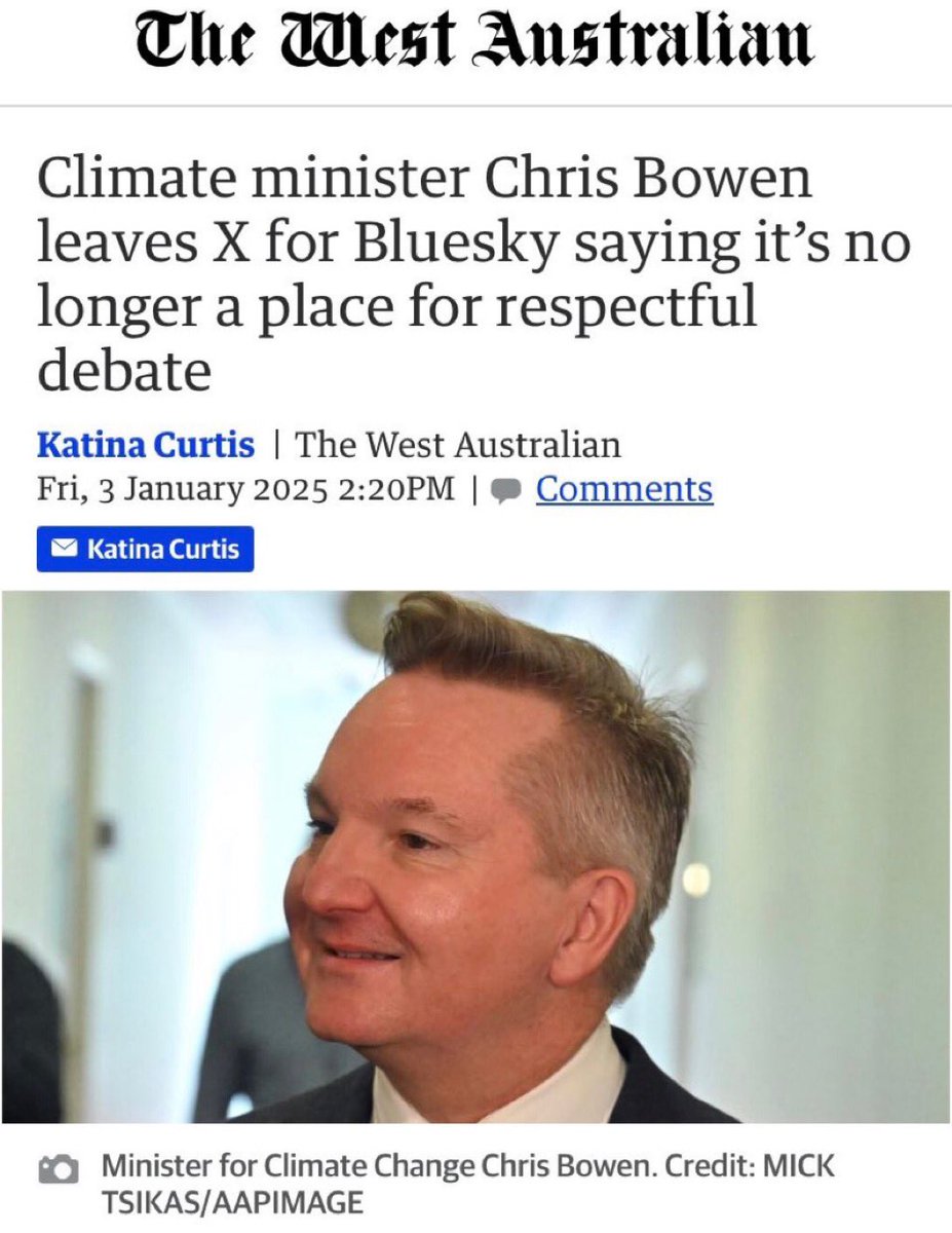 daved01973's tweet photo. Bowen Only Used X For His Propaganda Bullshit ! #BlackoutBowen #ClimateAlarmist #BSBowen https://t.co/iCTn93v4P8