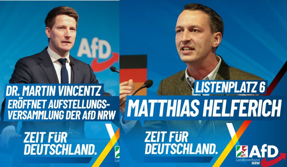 Die Bemühungen der AfD NRW und ihres Vorsitzenden Martin Vincentz, sich als bürgerliche Alternative zu präsentieren, die nichts mit Rechtsextremismus zu tun habe, sind vor dem 'freundlichen Gesicht des NS' zu Staub zerfallen.