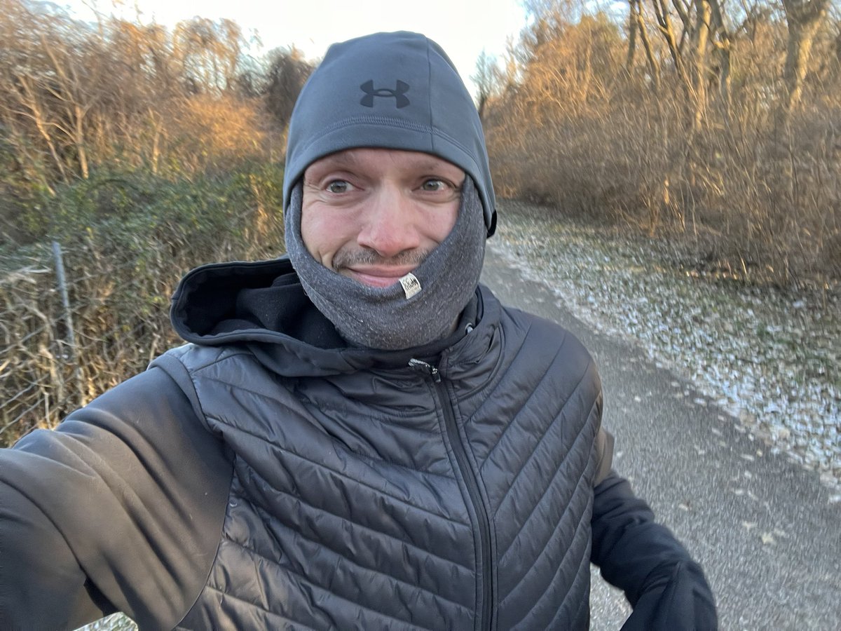 CDGoble's tweet image. It wasn’t long and it wasn’t fast, but in these temperatures, everything counts! #Running #RunForGod #RunningOver50