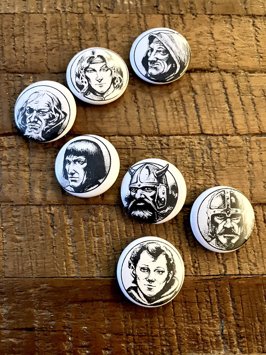 OriginalGrogna1's tweet image. More buttons, featuring some BECMI goodness!
What’s your go to, BECMI class?
#DnD #becmi #buttons #pins #nostalgia #1980s #TTRPGs #RPG #oldschool