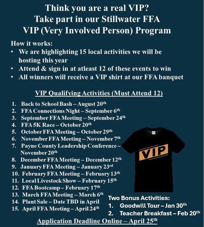 Stillwater FFA tweet media