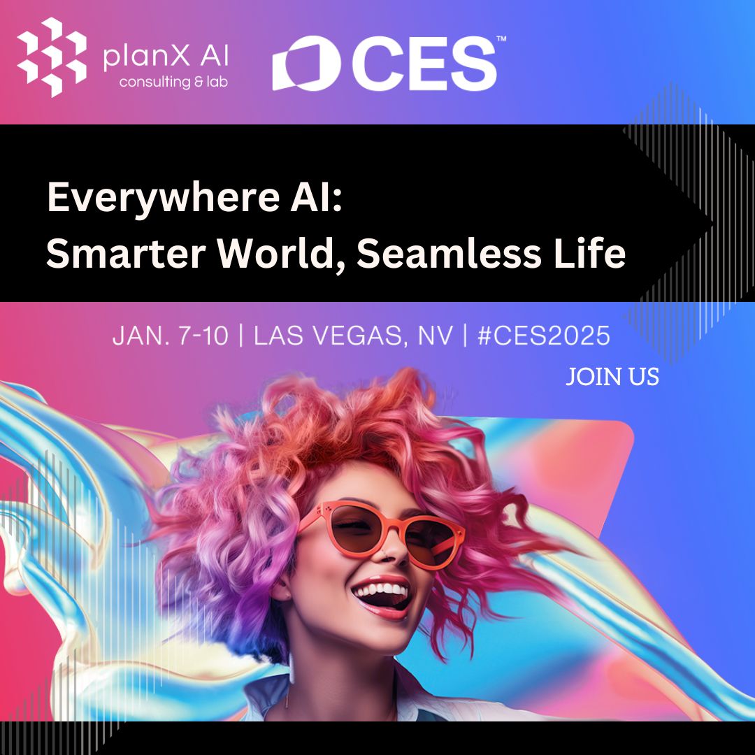 planxai's tweet photo. 🔮 CES 2025: When AI Is Everywhere

AI is reshaping industries and redefining possibilities. From smart wearables and autonomous mobility to generative AI and robotics, CES 2025 is a glimpse into the future. Let’s connect in Vegas! #CES2025 #AIEverywhere #AIInnovation #GenAI https://t.co/WZqL2P3kFX