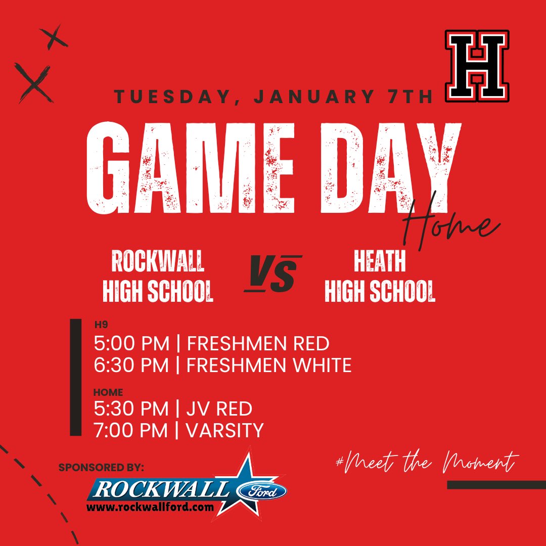 Hawk Nation….the I-30 Rivalry is HERE! This Tuesday at the HAWK NEST…Lets Pack the Stands! #WAHB #MeetTheMoment