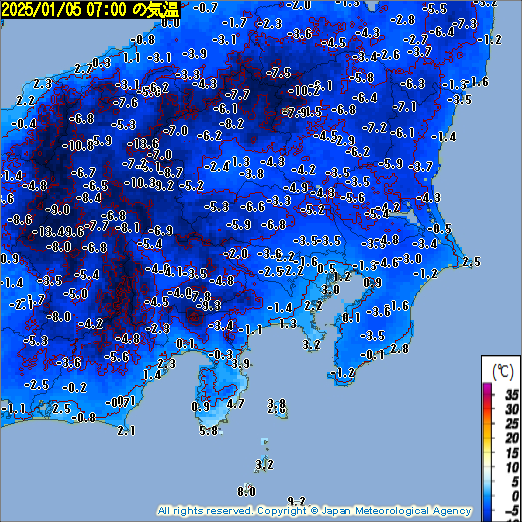 makotokawazu's tweet photo. 東京都心は6時半ごろにマイナス0.2℃まで下がり、この冬はじめての冬日となりました🥶 https://t.co/njRabv94zO