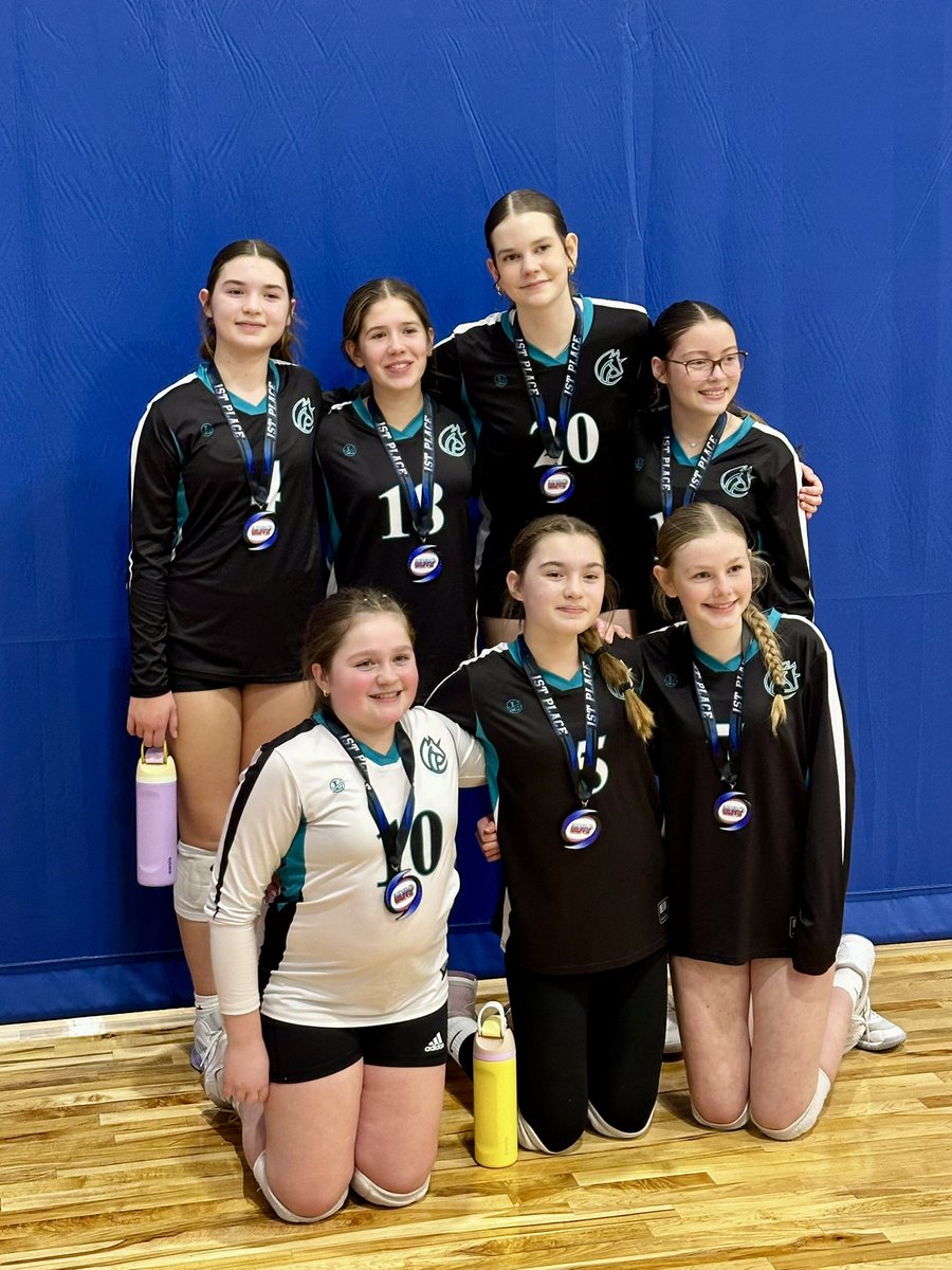 NoraYeldell's tweet photo. First tourney of the year!🥇 #KCMagic 🏐 https://t.co/YA6DsjwnCL