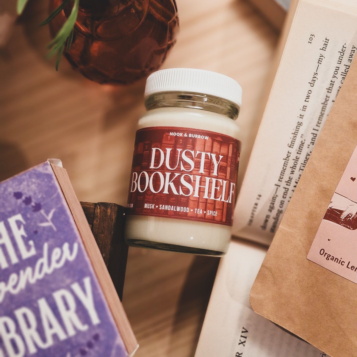 NookandBurrow's tweet photo. Light it up, grab a favourite read, and let the comforting nostalgia of old books fill your space. Because who says the joy of browsing has to end when you leave the shop? ❤️ https://t.co/8CcUCK1tKu