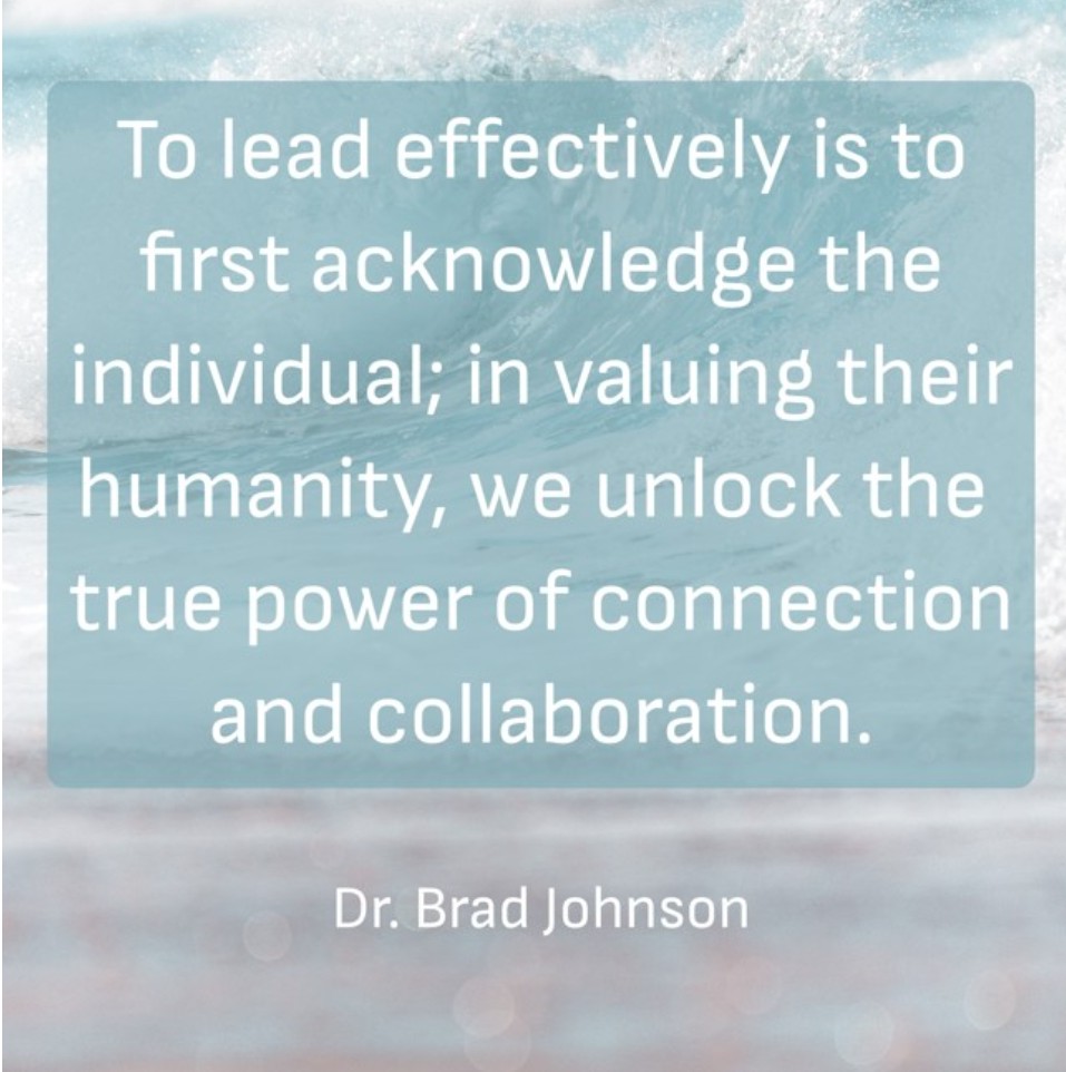 To lead effectively.