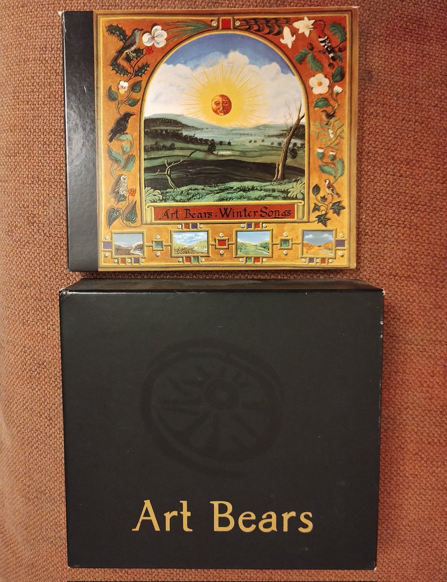 #NowPlaying
Art Bears: Winter Songs (1979)
Second LP from the Krause/Frith/Cutler trio. Think I may be disappearing down an Art Bears wormhole again. It's a great place to be 😁
From the Art Bears box set (2003) collecting all their work plus a double CD of reworkings &amp; remixes