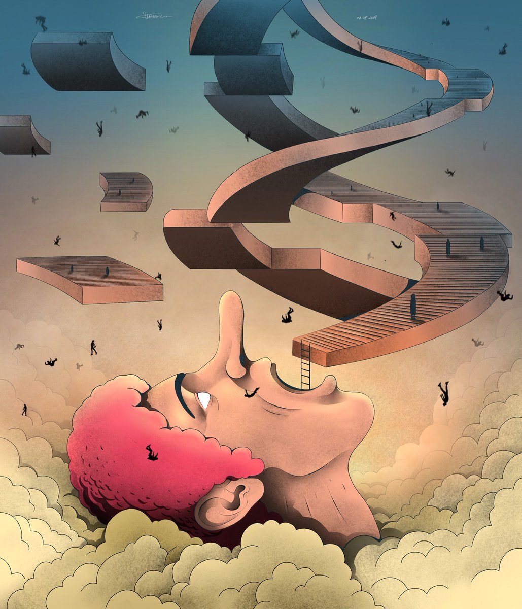 unlimited paths
#art #ArtistOnTwitter #surrealism #conceptualart #ursula #stair #heaven