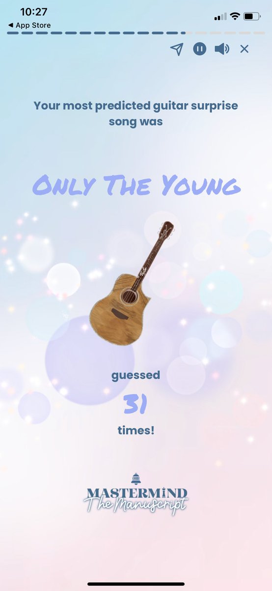 she never did play it tho