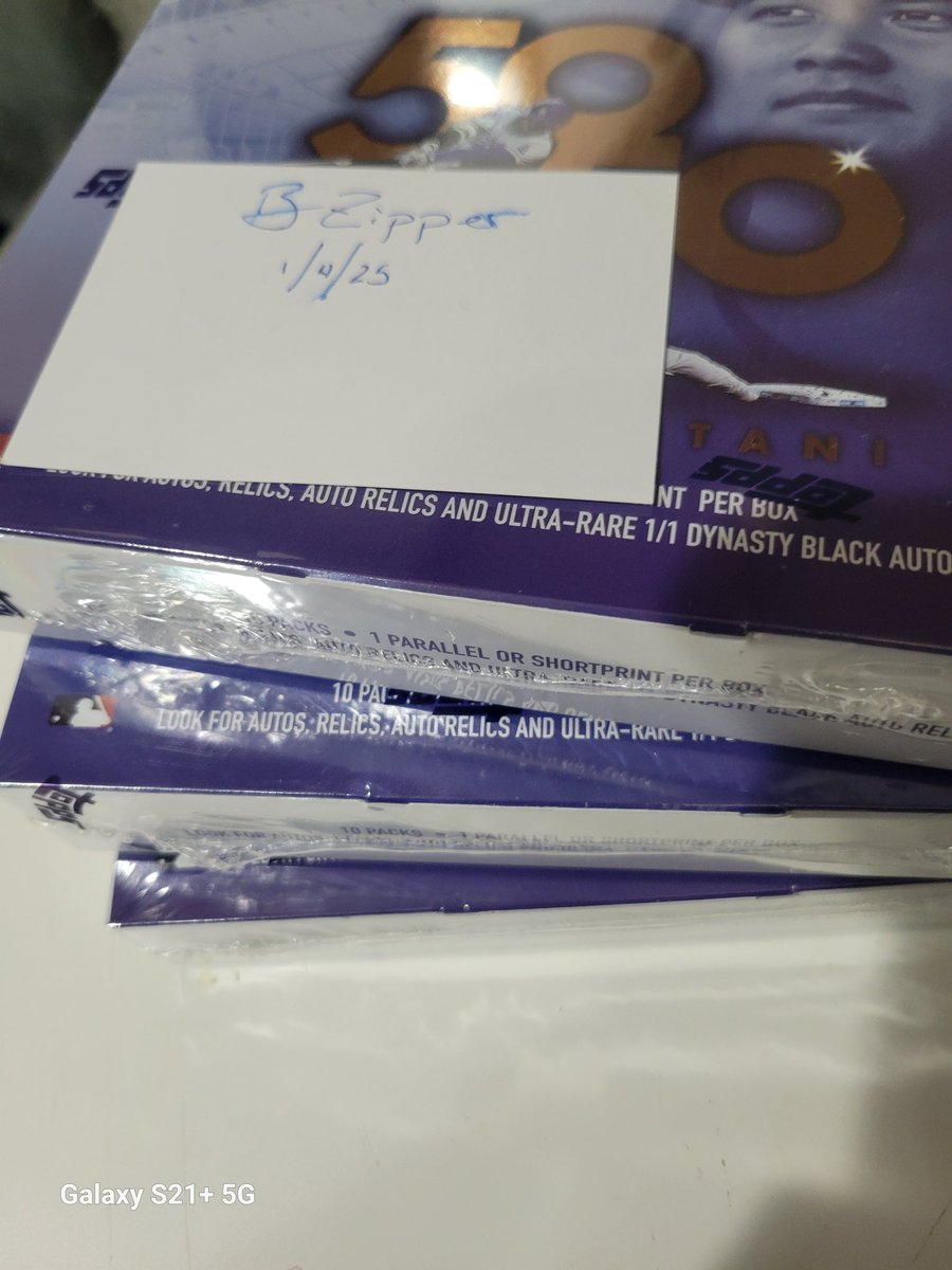 8_GoCubsGo's tweet image. 3 unopened Ohtani 50/50 boxes
$1100 shipped to your door