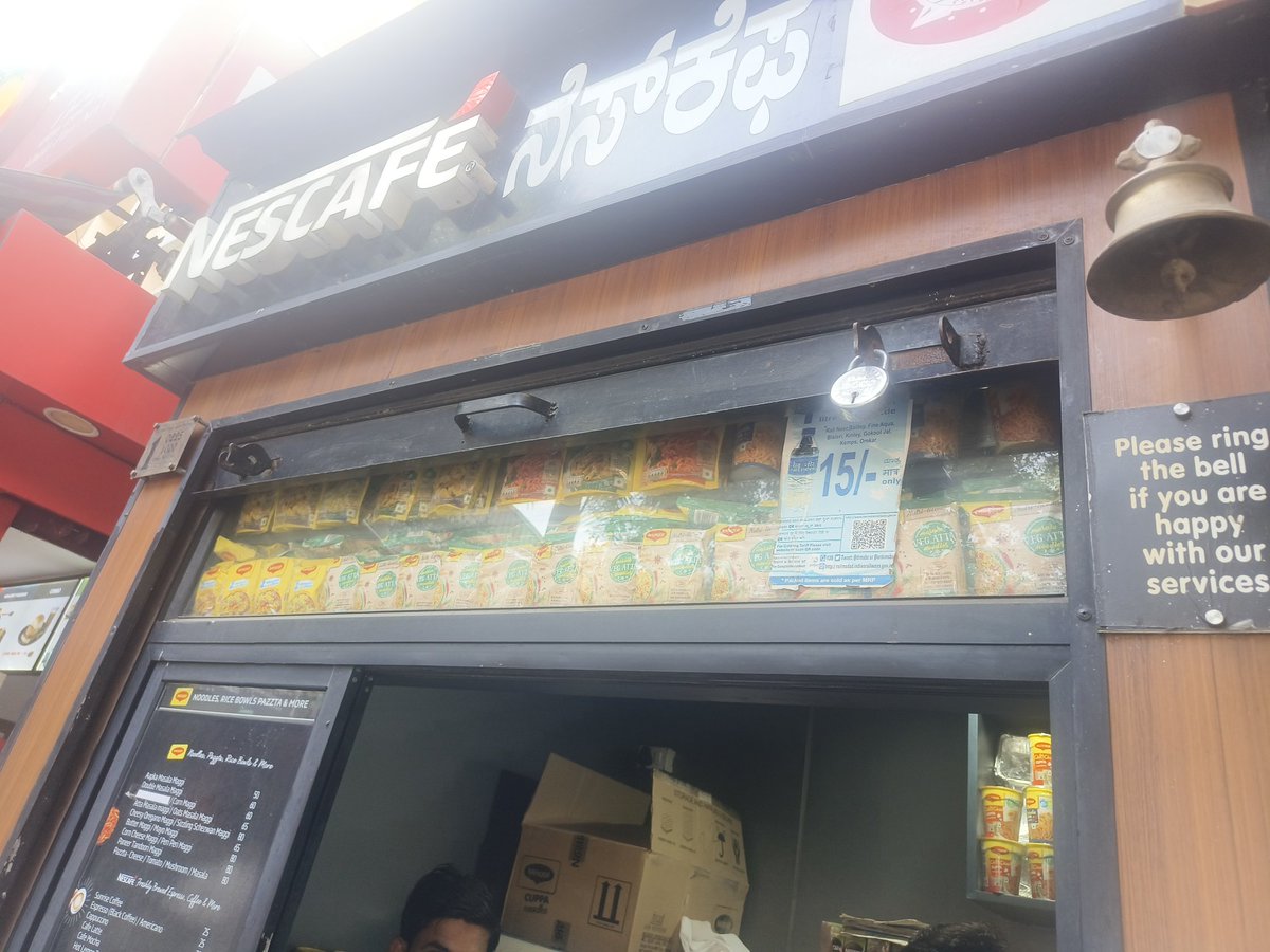 MHT_BKT's tweet photo. @NESCAFEIndia @NESCAFE unprofessional behaviour observed at the Majestic NESACFE Centre employee in KSR SBC, Bangalore. https://t.co/Ko27xQxhF8