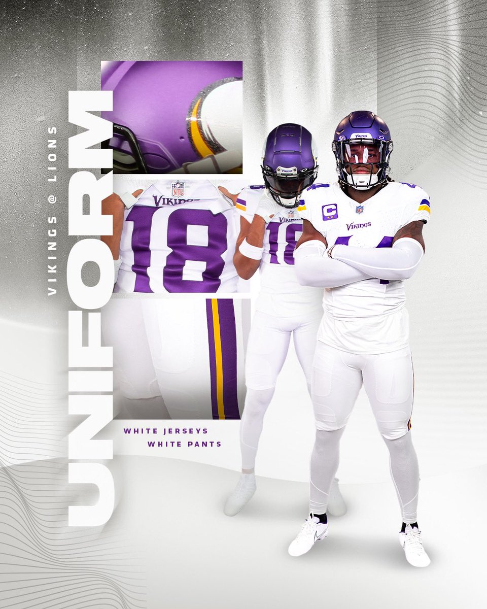 White on white for Sunday night.

#Skol