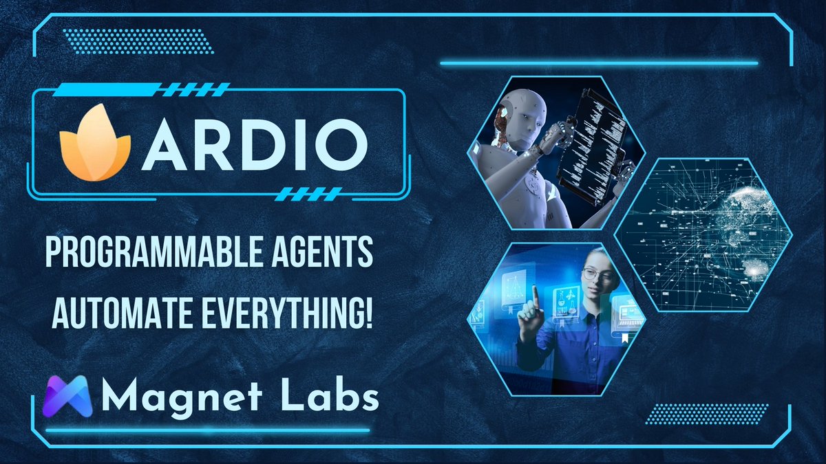 0xJuni0r's tweet photo. Programmable agents: Automate everything!
Programmable agents on the #Ardio platform are your intelligent assistants for routine tasks. They automate financial transactions, respond to customer inquiries and manage processes, allowing you to focus on what matters most.
๐ฅ Try #Ardio now: https://t.co/R2Z81B0or1 and create your first agent!
#ArdioAI #AIAgents #Automation #Web3 #TechInnovation #FutureOfWork #SmartAutomation