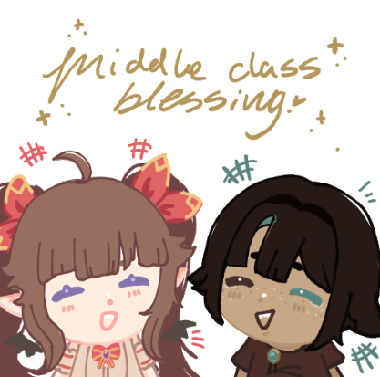 DearOchii's tweet photo. 📜Middle class blessing team!! (During Lala's stream)
#LalaRT #Ochiuart https://t.co/H3BVqNzXkB