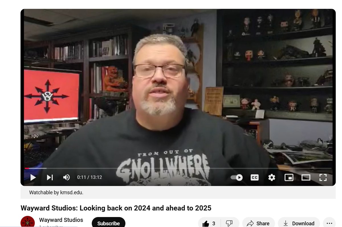 Waysturpg's tweet image. Check out - Wayward Studios: Looking back on 2024 and ahead to 2025
youtu.be/07ktiPWWMDE?si…
#WaywardStudios #WaywardRising #YearoftheGnoll