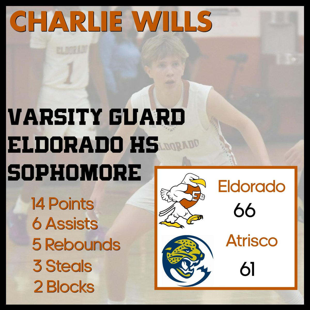 idmyathlete's tweet photo. We are VERY excited to have Charlie Wills on the ID My Athlete team!🙌 Charlie is only a Sophomore and is already turning heads for the Eldorado Eagles👀🏀

Here are some of Charlie’s recent highlights:  https://t.co/56ItFw4azc

#IDMyAthlete #CharlieWills https://t.co/1WvqiFh4KY