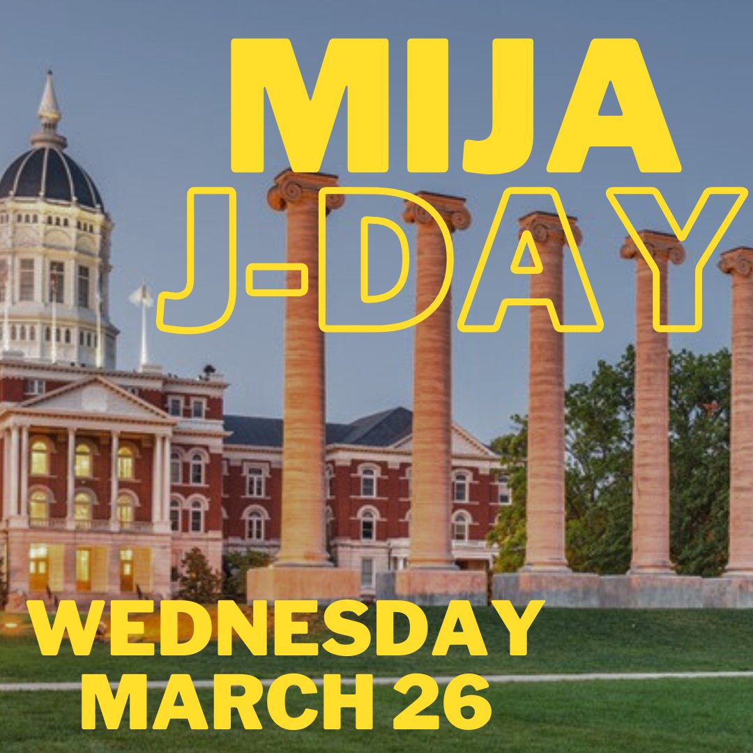 Registration for the annual J-Day at Mizzou scheduled for March 26 is OPEN. All the details you need about school registration is available here…web.cvent.com/event/5c00cc5b…