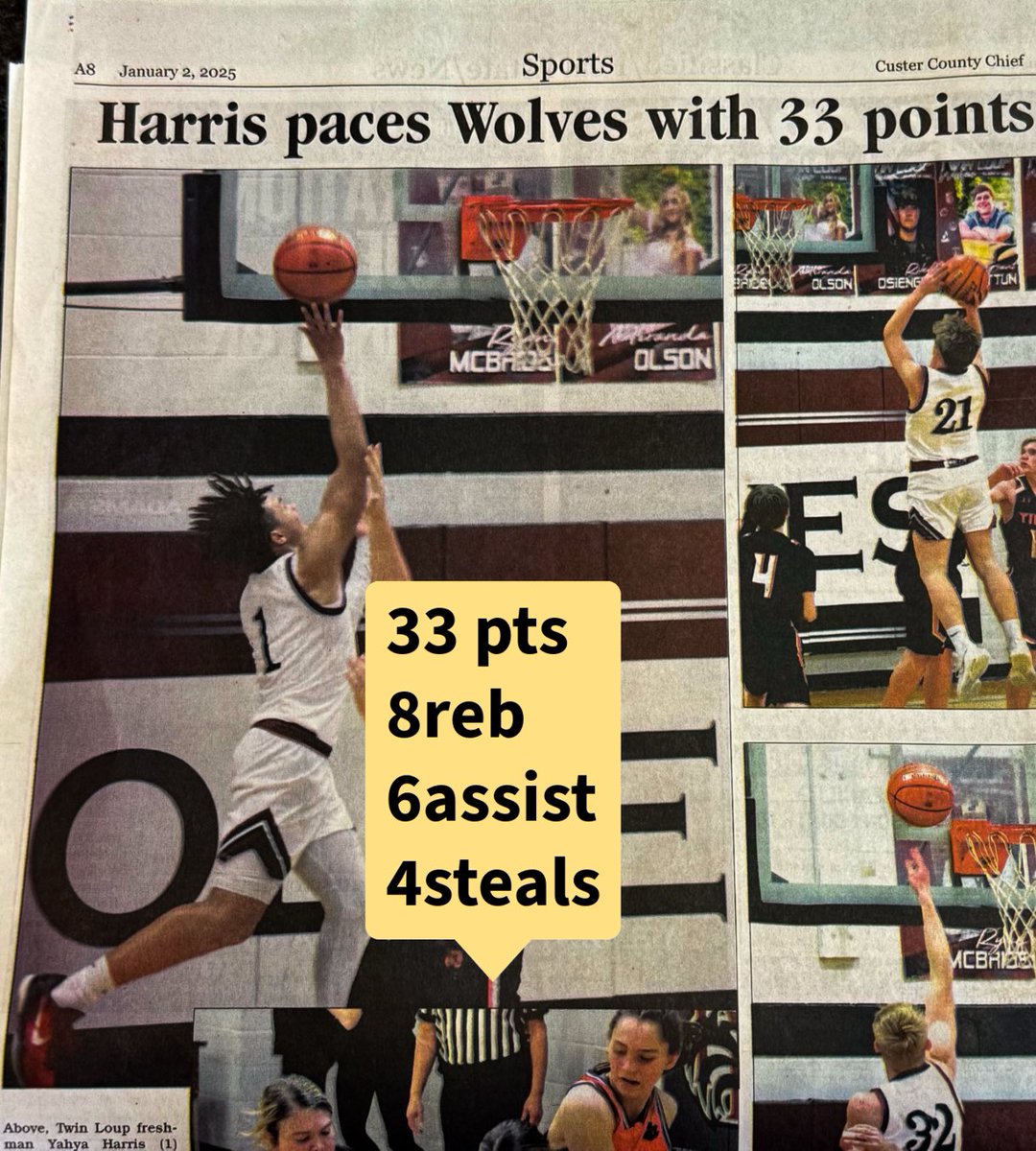 “Harris Paces Wolves With 33pts”
as well as 8reb 6ast and 4 stl
🌟Many More to Come🌟