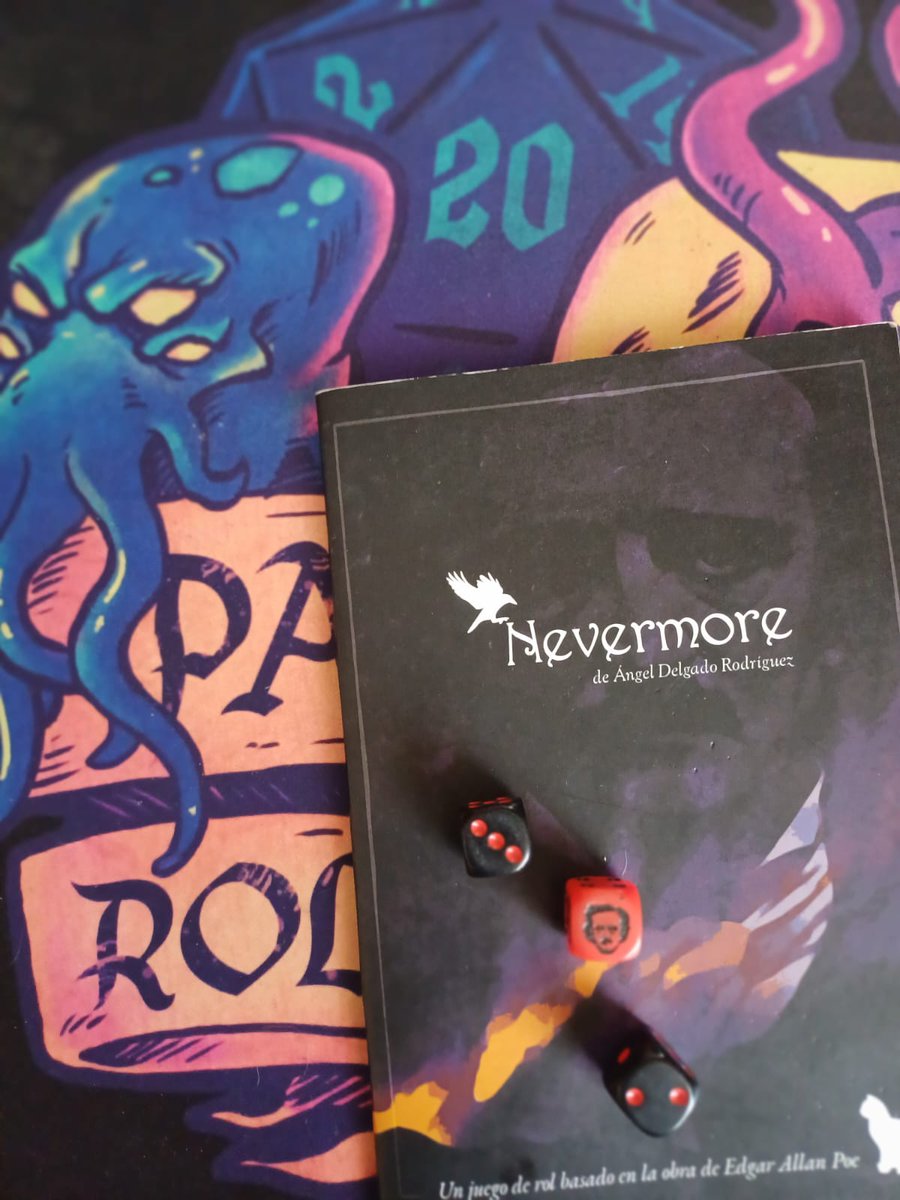 Visitamos el Japón de 1840 y hubo un cuervo en la ventana con #Nevermore <a href="/Perversod20/">Perverso d20</a>  <a href="/HombreSinTildes/">Ángel D.R.</a> 
🎙Tras 3 sesiones, ayer terminamos de grabar la aventura "Kagami no yume". Será uno de los futuros estrenos de la 5ta temporada de Pastas Roleros.