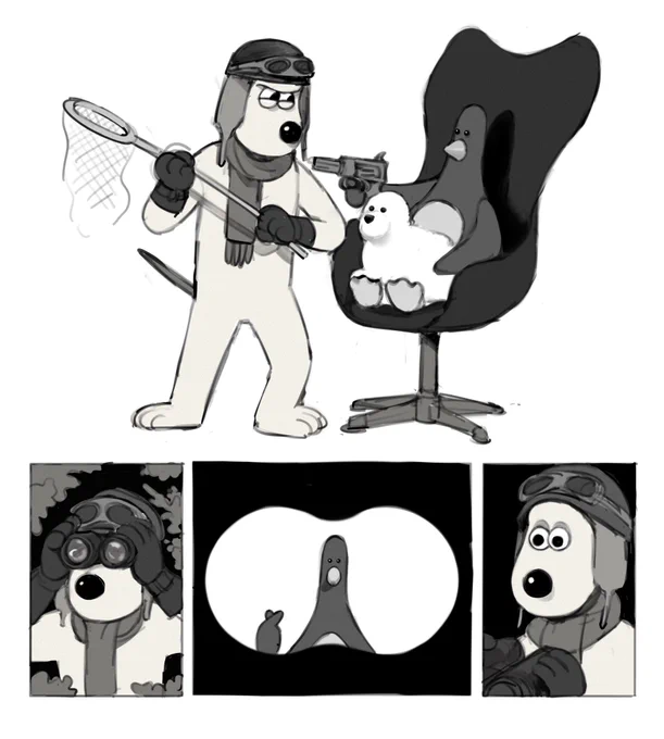 ok last one i promise
#WallaceAndGromit 