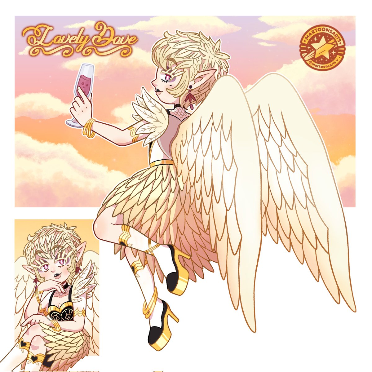 martoonsarts's tweet image. Cheers to the new year from Lovely Dove! 🕊️🥂
Introducing this graceful harpy OC is soaring into the new year. Happy 2025 Everyone! ✨
#oc #ocart #originalcharacter #characterdesign #characterart #harpy #cartoon #anime #digitalart #happynewyear #Happy2025